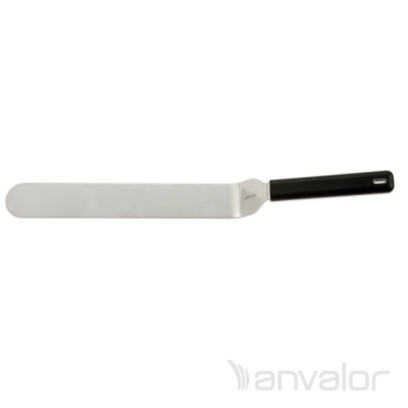 SPATULA, rozsdamentes, hajlított, 20 cm