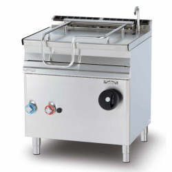   BILLENŐ SERPENYŐ, gázüzemű, 50 literes, manuális, inox felületű