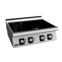   TŰZHELY,  indukciós főzőlap, elektromos, 4 zónás, asztali, 20 kW