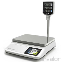   ÁRSZORZÓS ASZTALI MÉRLEG, 15 kg-os méréshatár, LCD kijelző, tornyos