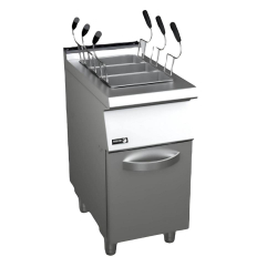   IPARI TÉSZTAFŐZŐ, 700-as, gázüzemű, 1x40 liter, 1 medencés, 3 kosaras