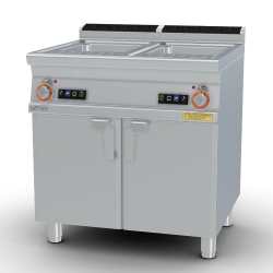   IPARI TÉSZTAFŐZŐ, 700-as, gázüzemű, 2x25 liter, automata vízfeltöltés, tárolóval