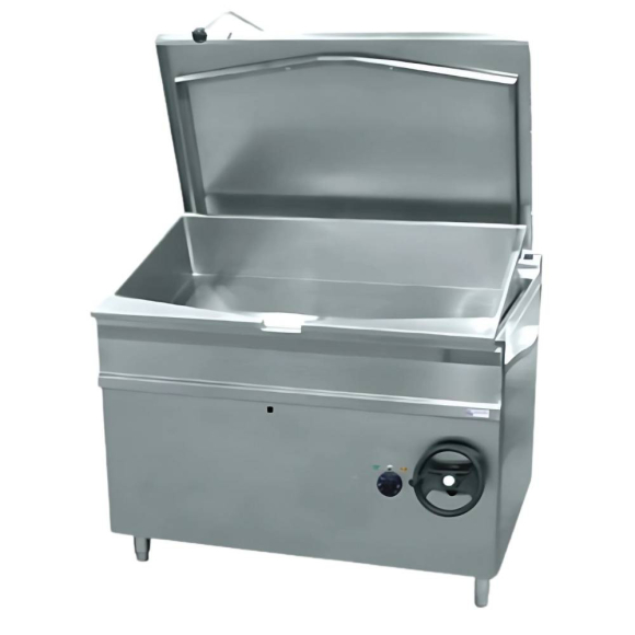 BILLENŐ SERPENYŐ, elektromos, 120 literes, manuális, inox felületű