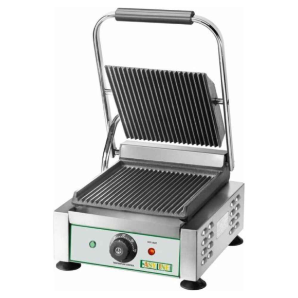 KONTAKT GRILL, 1 zónás, öntöttvas bordázott felület, 1,8 kW