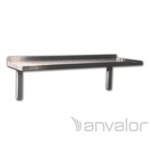 FALI POLC, perforált, fix konzolos, 1800x300 mm