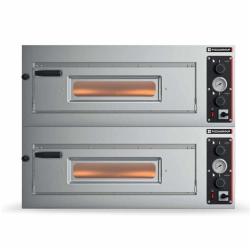 PIZZAKEMENCE, elektromos, kétkamrás, 33 cm, 12 db