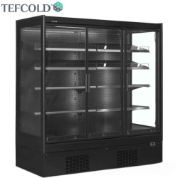   HŰTŐVITRIN, 1350 literes, üvegajtós, ventilációs, fekete