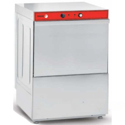   Fagor ECO IPARI TÁNYÉR- ÉS POHÁRMOSOGATÓ GÉP, fronttöltéses, 50X50 cm-es kosár , beépített mosogató-öblítő adagolóval 