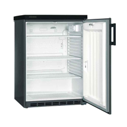   HŰTŐSZEKRÉNY, pult alá helyezhető, 175 literes, statikus, teli ajtós, fekete