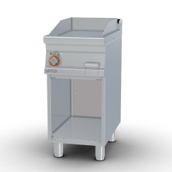  ROSTLAP, elektromos, keménykrómozott, sima felületű, álló, 1 zónás, nyitott tárolóval, 5,55 kW