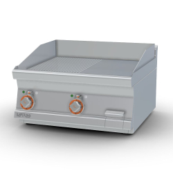   ROSTLAP, elektromos, öntöttvas, sima és bordázott felületű, asztali, 2 zónás, 6,75 kW