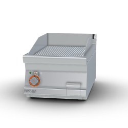   ROSTLAP, elektromos, keménykrómozott, bordázott felületű, asztali, 1 zónás, 5,55 kW