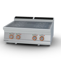 INDUKCIÓS TŰZHELY, 700-as, asztali, 4 zóna, 20 kW