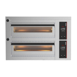   PIZZAKEMENCE, PYRALIS digitális vezérlés, ACTIVESTONE FŰTÉS, 2x9 db 30/34 cm ÁTMÉRŐJŰ PIZZA
