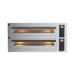   PIZZAKEMENCE, PYRALIS mechanikus vezérlés, ACTIVESTONE FŰTÉS, 2x6 db 30/34 cm ÁTMÉRŐJŰ pizza