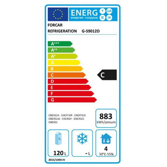 SALÁTAHŰTŐ PULT, GN1/1, 1 ajtóval és 2 fiókkal, statikus hűtéssel