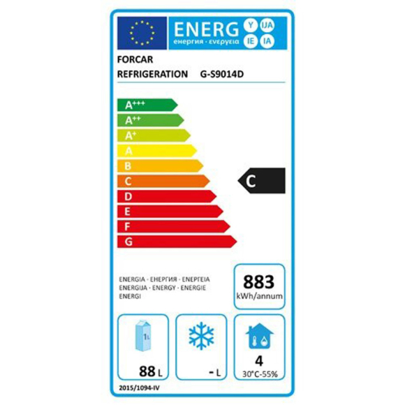 SALÁTAHŰTŐ PULT, GN1/1, 4 db fiókkal, statikus hűtéssel