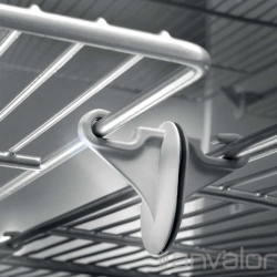   Tecnodom, Polctartó műanyag (2 db sima és 2 db billenésgátlós kampó)