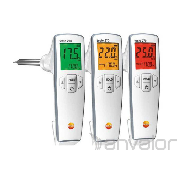 Testo 270 sütőolaj minőség-ellenőrző szett referencia olajjal